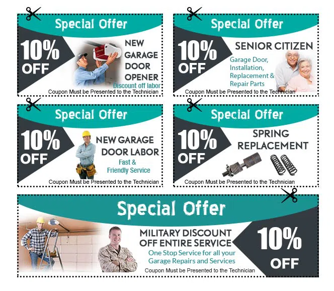 Garage Door Mobile Service Repair Cranbury, NJ 609-431-0910 - Coupon-set-9